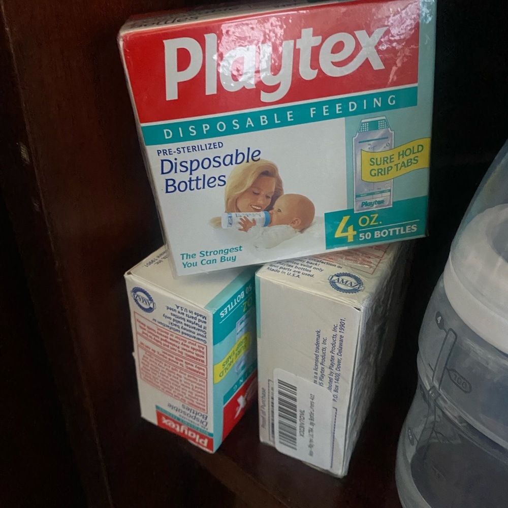 New playtex bottles and liners